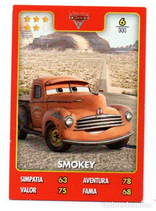 Collectable Antique Stickers: CROMO - COLECCI&Oacute;N DISNEY PIXAR - CAPRABO - CARS - N&ordm; 6 - SMOKEY