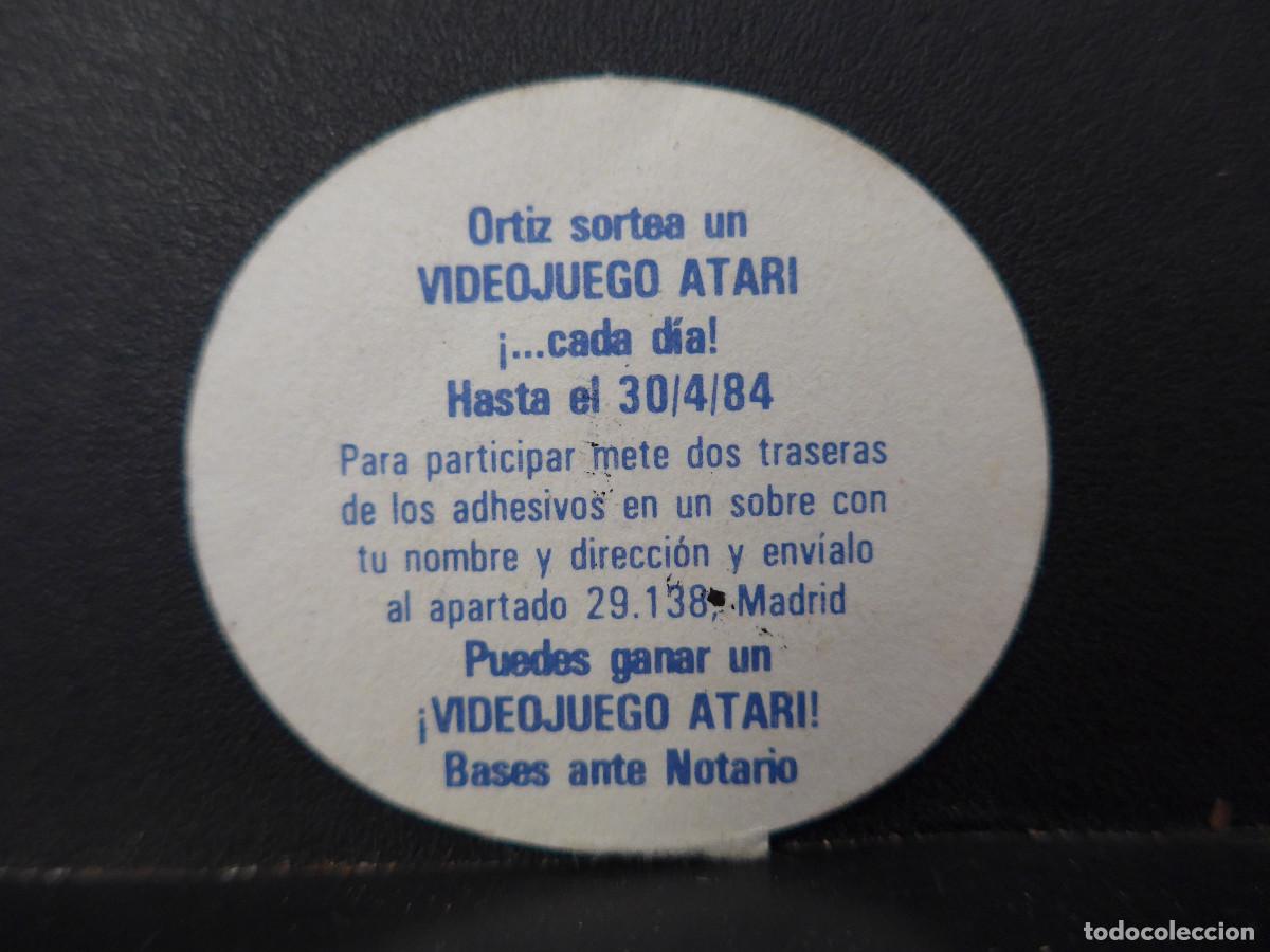 Coleccionismo cromos antiguos: CROMO ORTIZ SORTEO ATARI N&ordm; 1 EN GUSA - Foto 2