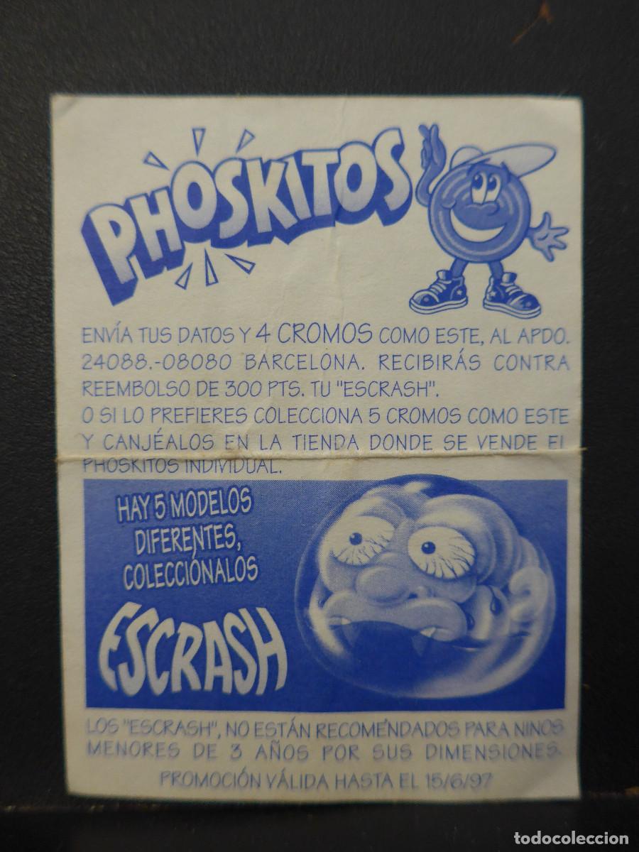 Coleccionismo cromos antiguos: CROMO PHOSKITOS ESCRASH CHUF CHUFF - Foto 2