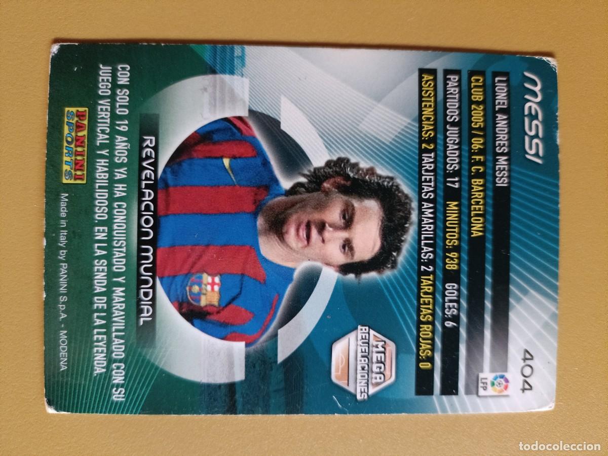 Coleccionismo cromos antiguos: messi mega revelaciones 06 07 - Foto 2