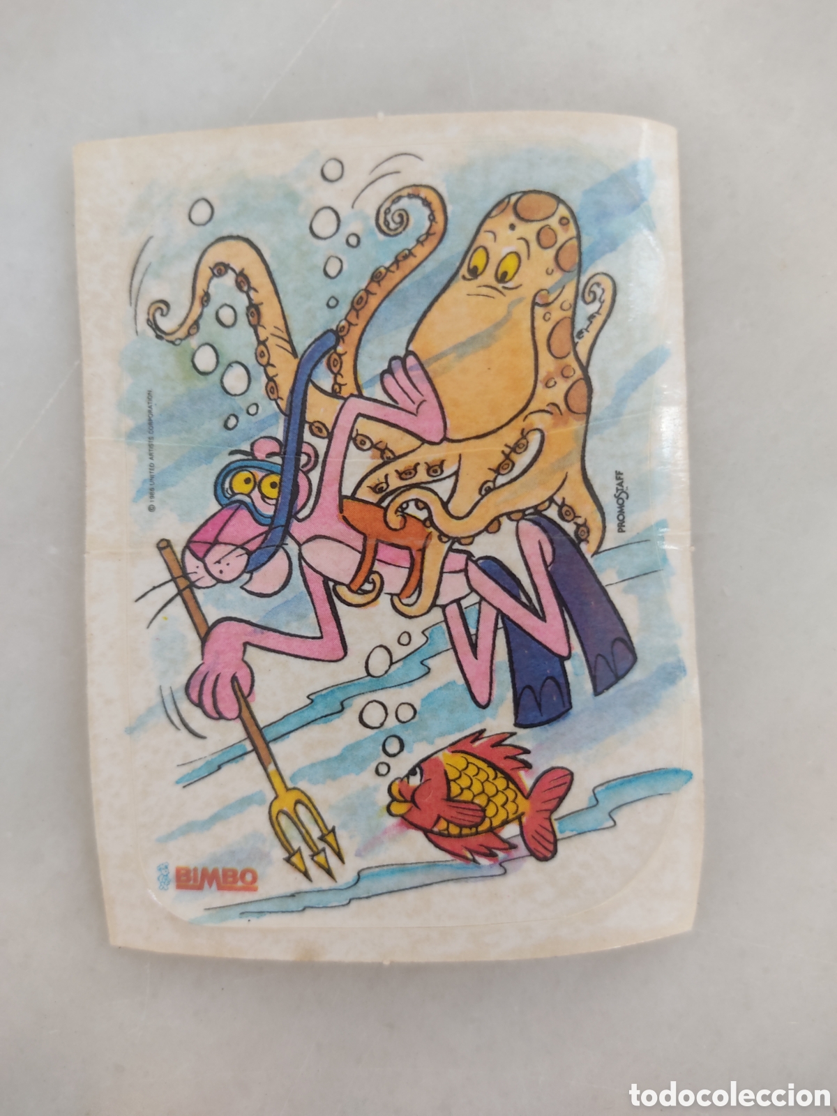 Coleccionismo cromos antiguos: cromo bimbo pantera rosa pulpo - Foto 1