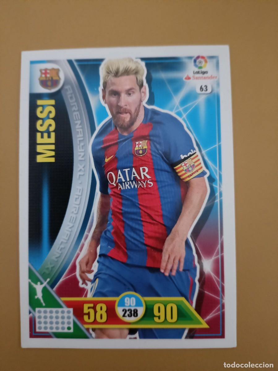 Coleccionismo cromos antiguos: messi 16 17, adrenalyn - Foto 1