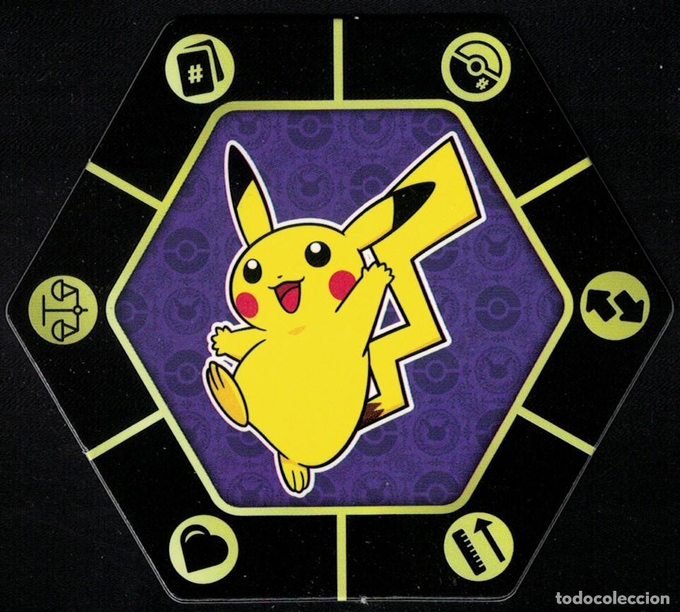 Coleccionismo cromos antiguos: Pogs Pok&eacute;mon Nintendo McDonalds 2023 Pikachu Code TCB M45 - Foto 1