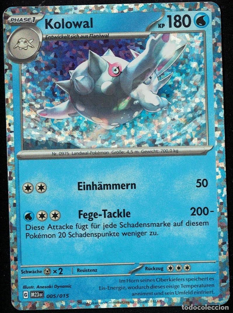 Coleccionismo Cromos antiguos: Alemania Carte Pok&eacute;mon Nintendo 2023 Kolowal Phase 1 Carte 005/015