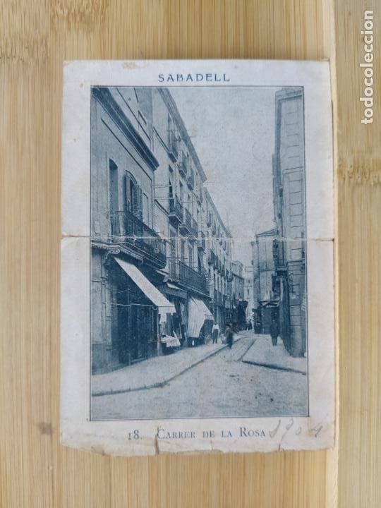 Coleccionismo Cromos antiguos: SABADELL-CARRER DE LA ROSA-JOAN DUCH TALLER FUSTERIA-CROMO ANTIGUO-VER FOTOS-(105.258)