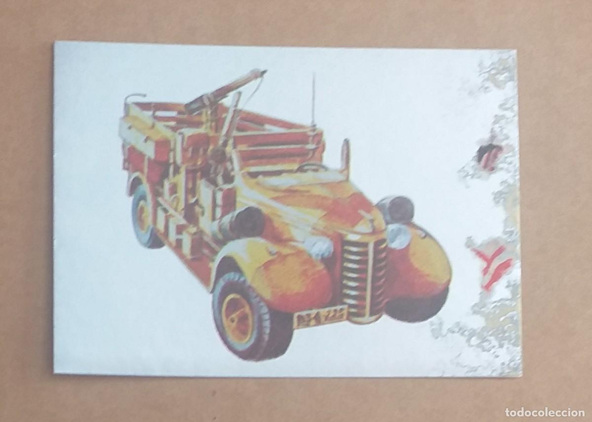Coleccionismo Cromos antiguos: CROMO n&ordm; 152 CAMI&Oacute;N CHEVROLET HECHOS Y SOLDADOS DEL SIGLO XX DE MAGA 1977. Nuevo y sin pegar.
