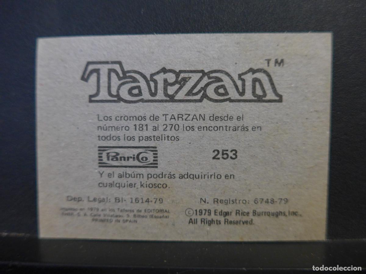 Coleccionismo cromos antiguos: CROMO TARZAN DE PANRICO N&ordm; 253 - Foto 2