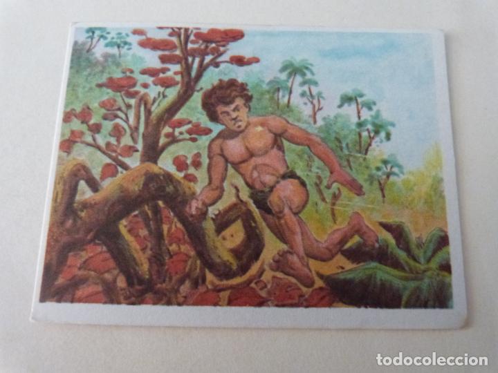 Coleccionismo cromos antiguos: CROMO AVENTURAS JORGE EL PEQUE&Ntilde;O TARZ&Aacute;N SIN PEGAR N&ordm; 21 A&Ntilde;O 1969 ALBUM AVENTURAS.. EDITORIAL COSTA