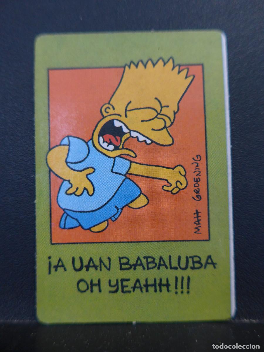 Collezionismo Figurine antiche: CROMO BOLLYCAO LOS SIMPSON A UAN BABALUBA OH YEAHH