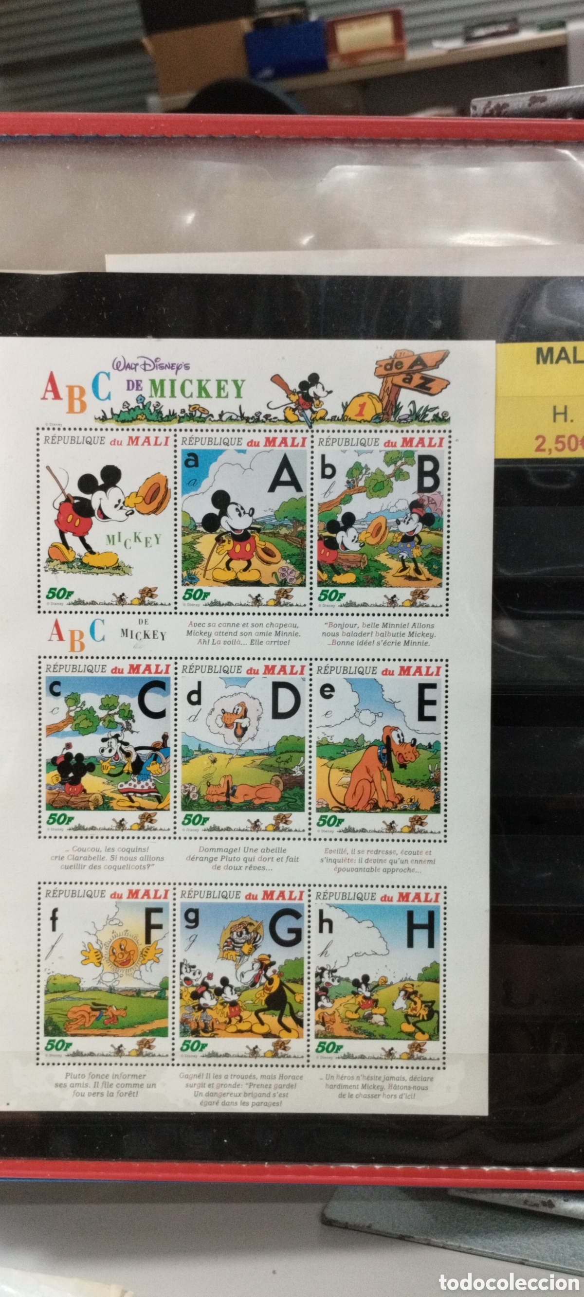 Coleccionismo cromos antiguos: Disney Rep&uacute;blica de Mali HB