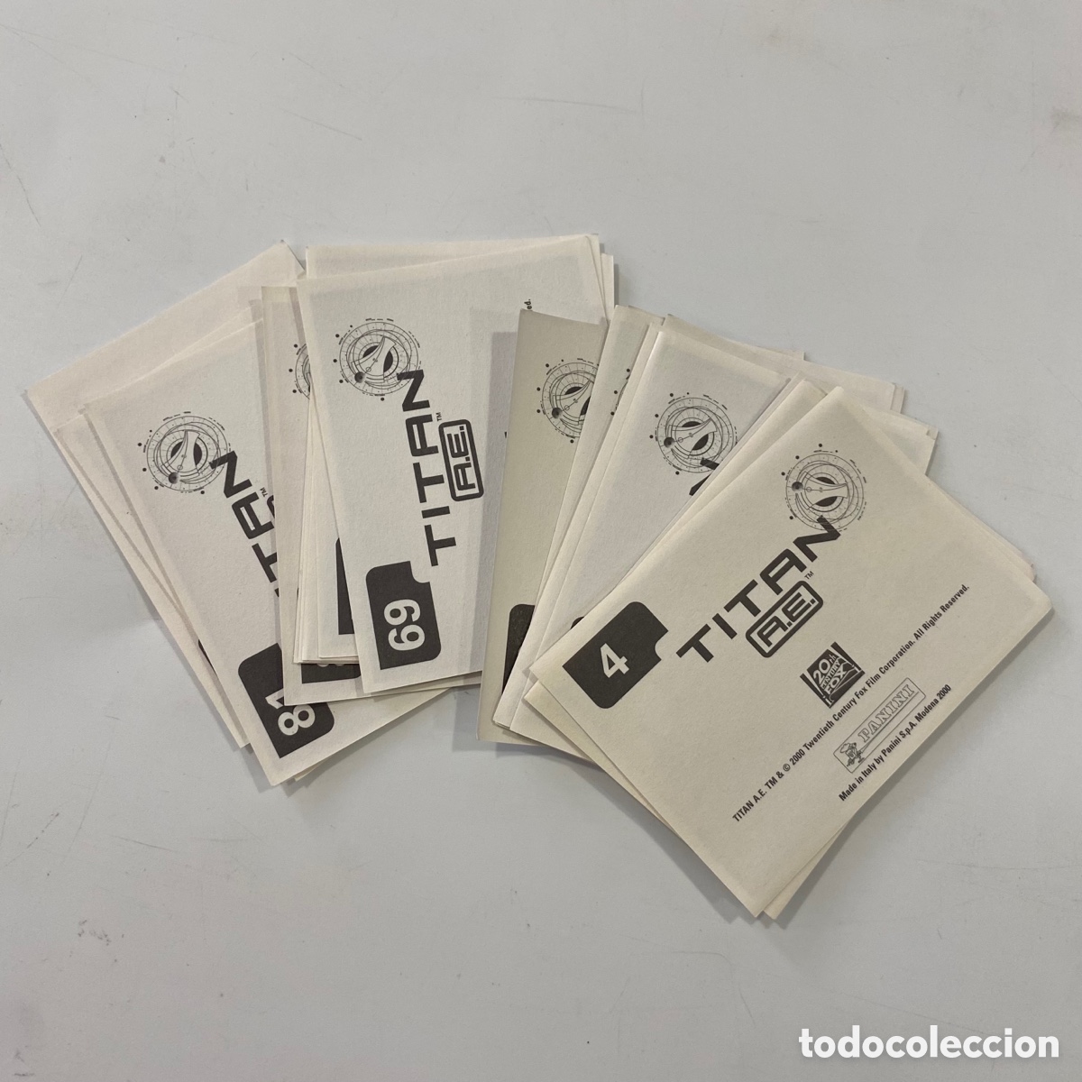 Coleccionismo cromos antiguos: Lote 25 cromos Titan A.E. Panini 2000 nuevos - Foto 2