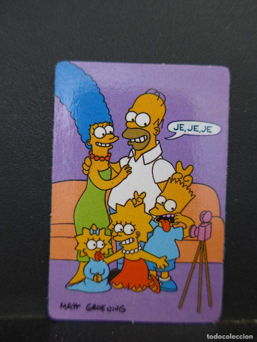 Collezionismo Figurine antiche: CROMO BOLLYCAO LOS SIMPSON JE,JE,JE