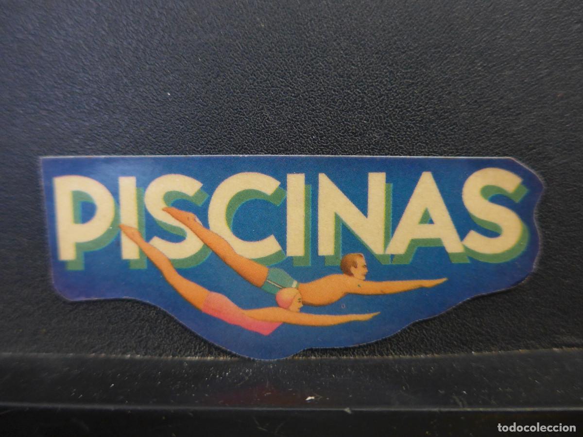 Colecionismo Cromos antigos: CROMO PANRICO PISCINAS