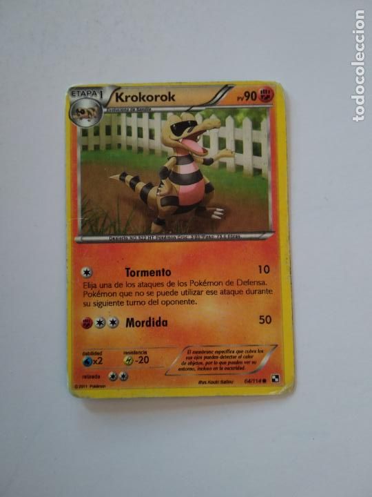 64/114 64 krokorok cromo card tarjeta de pokemo - Buy Antique stickers on  todocoleccion