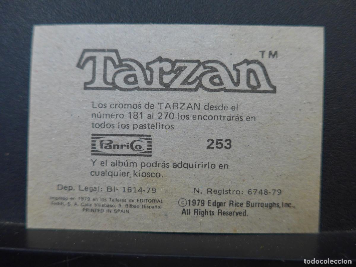 Coleccionismo cromos antiguos: CROMO TARZAN DE PANRICO N&ordm; 253 - Foto 2