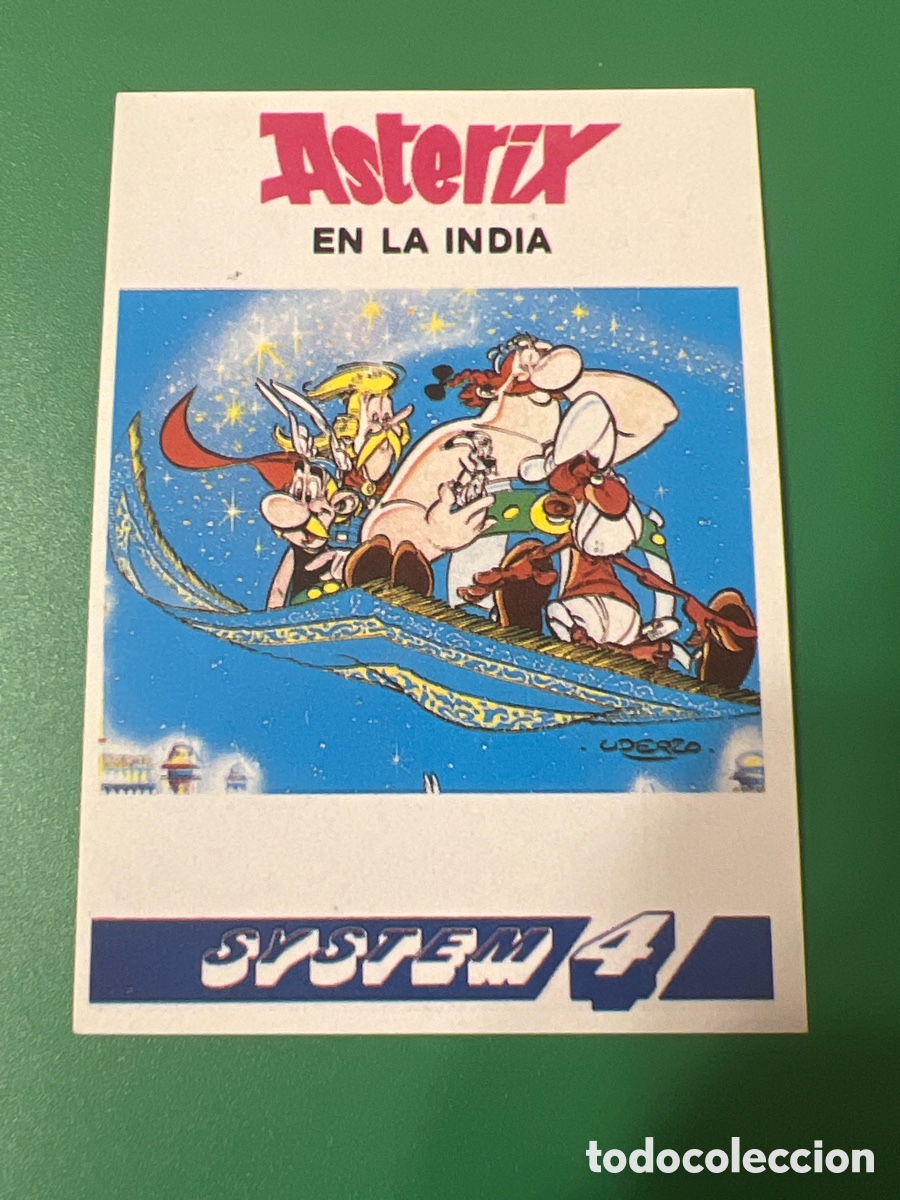 Coleccionismo cromos antiguos: C703. SOFTWARE COLLECTION - 110 ASTERIX EN LA INDIA ( NUNCA PEGADO ) - Foto 1
