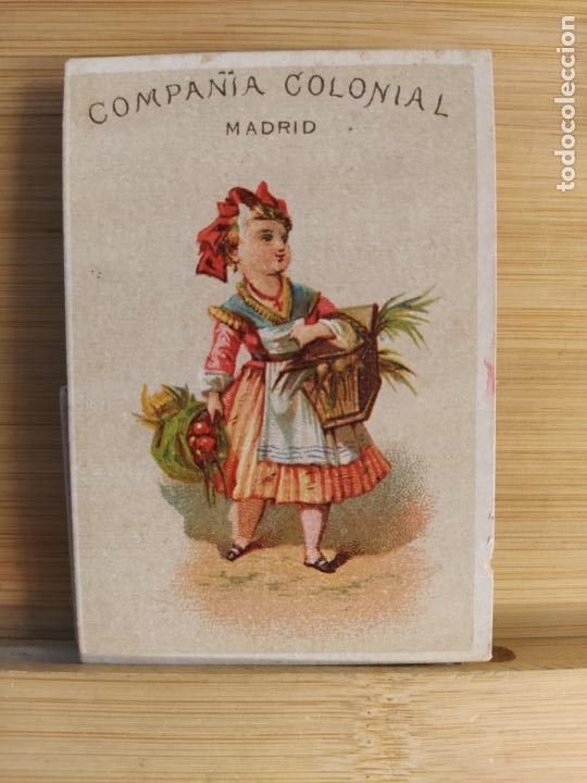 Coleccionismo Cromos antiguos: COMPA&Ntilde;IA COLONIAL-MADRID-CROMO ANTIGUO-VER FOTOS-(105.336)