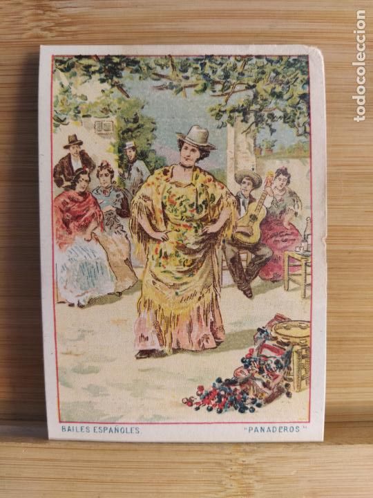 Coleccionismo Cromos antiguos: BAILES ESPA&Ntilde;OLES-PANADEROS-SASTRERIA DE FERNANDEZ E HIJO-CROMO ANTIGUO-VER FOTOS-(105.364)