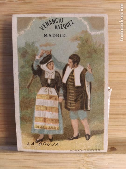Coleccionismo Cromos antiguos: LA BRUJA-VENANCIO VAZQUEZ (MADRID)-CROMO ANTIGUO-VER FOTOS-(105.370)