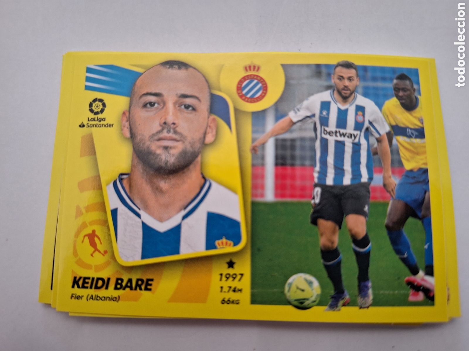 Coleccionismo cromos antiguos: Espanyol - 2021 - 22 - Keidi Bare - Nunca pegado - Foto 1