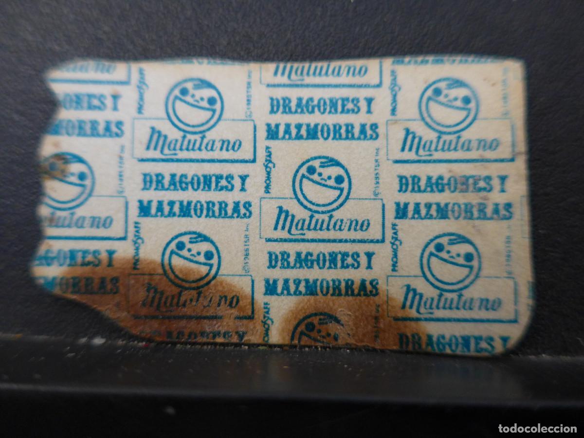 Coleccionismo cromos antiguos: CROMO DRAGONES Y MAZMORRAS DE MATUTANO - Foto 2