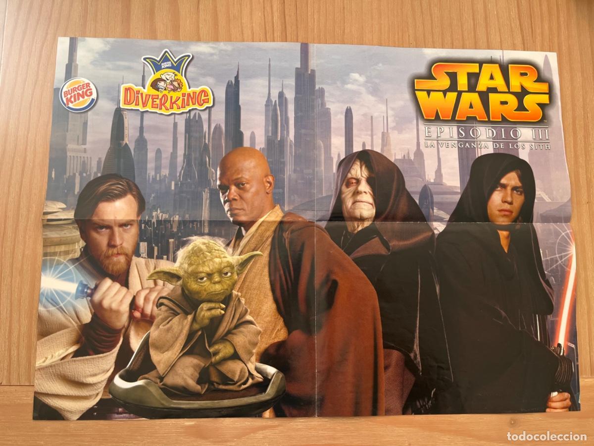 Coleccionismo cromos antiguos: CU1. DIVERKING MAGAZINE STAR WARS POSTER - Foto 3