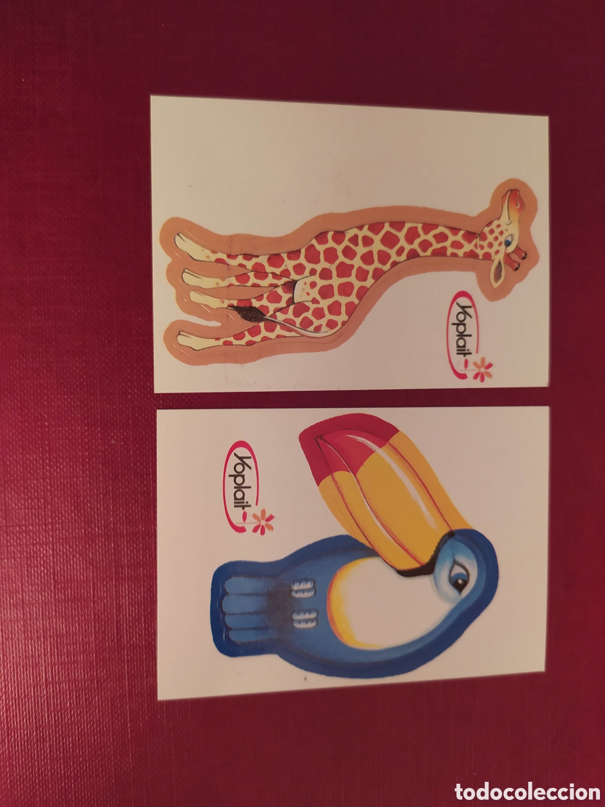 Coleccionismo cromos antiguos: Pegatinas Yoplait - Foto 2