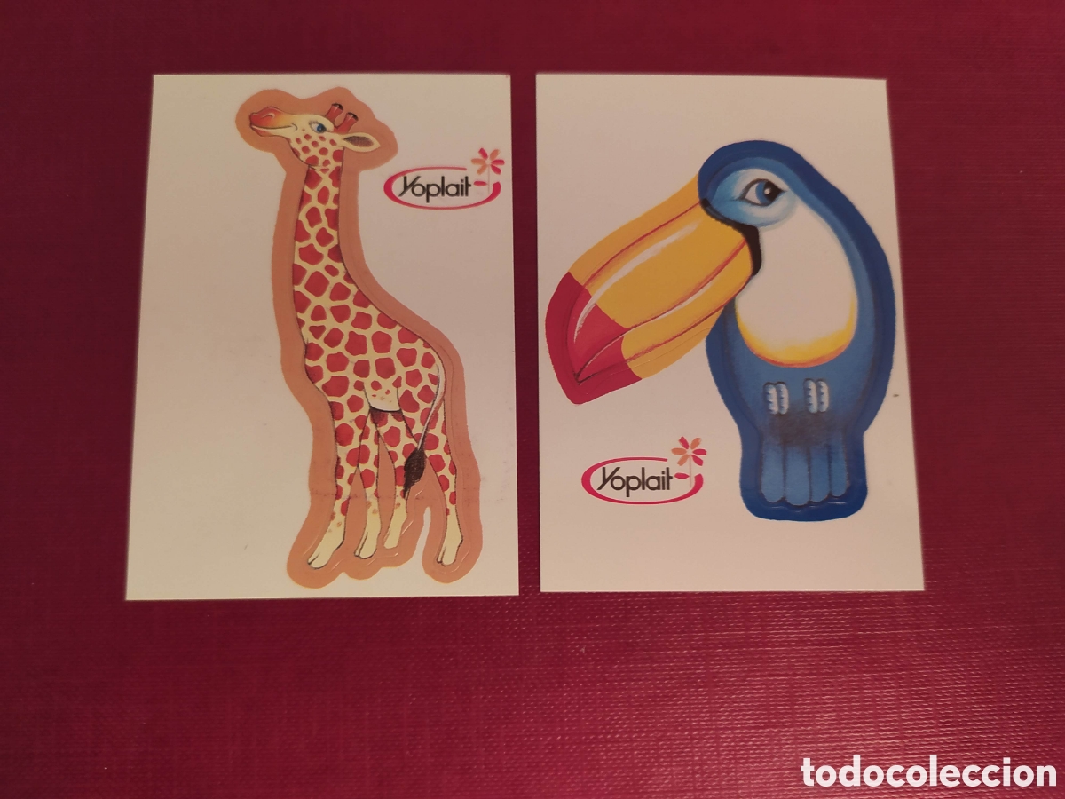 Coleccionismo cromos antiguos: Pegatinas Yoplait - Foto 1