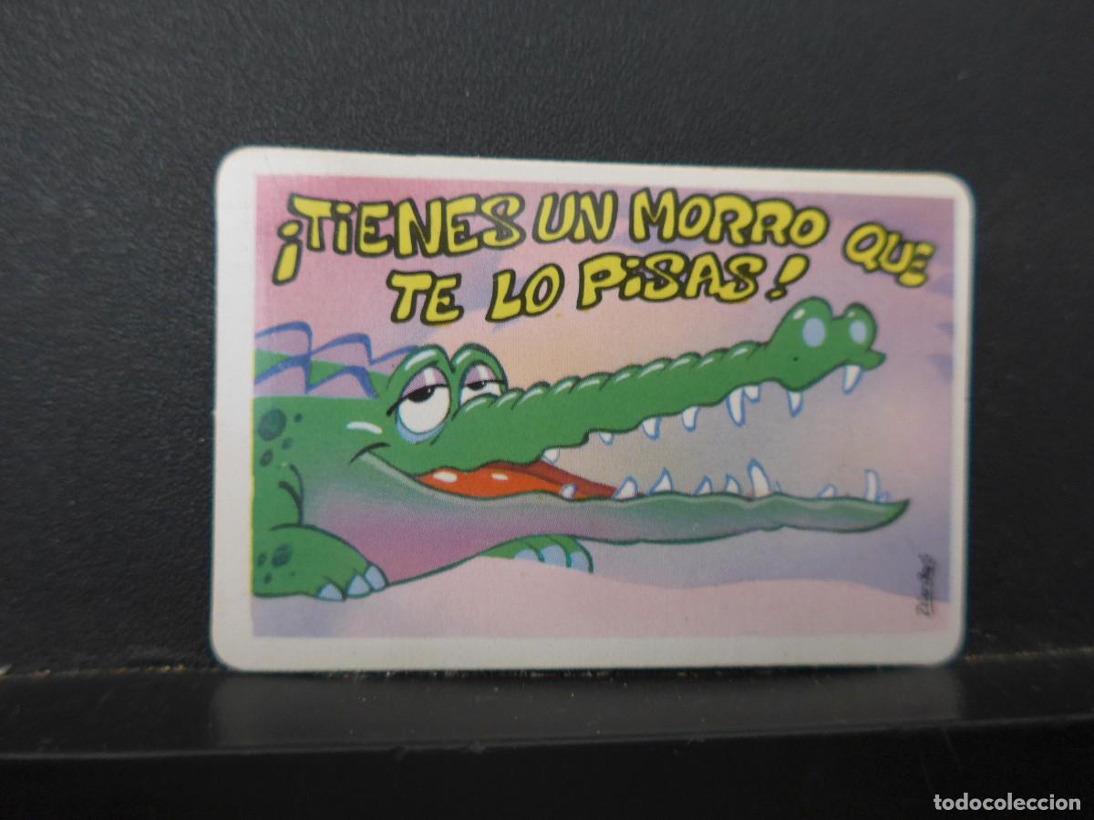 Colecionismo Cromos antigos: CROMO BOLLYCAO PEGUI-TARJETA TIENES UN MORRO QUE TE LO PISAS