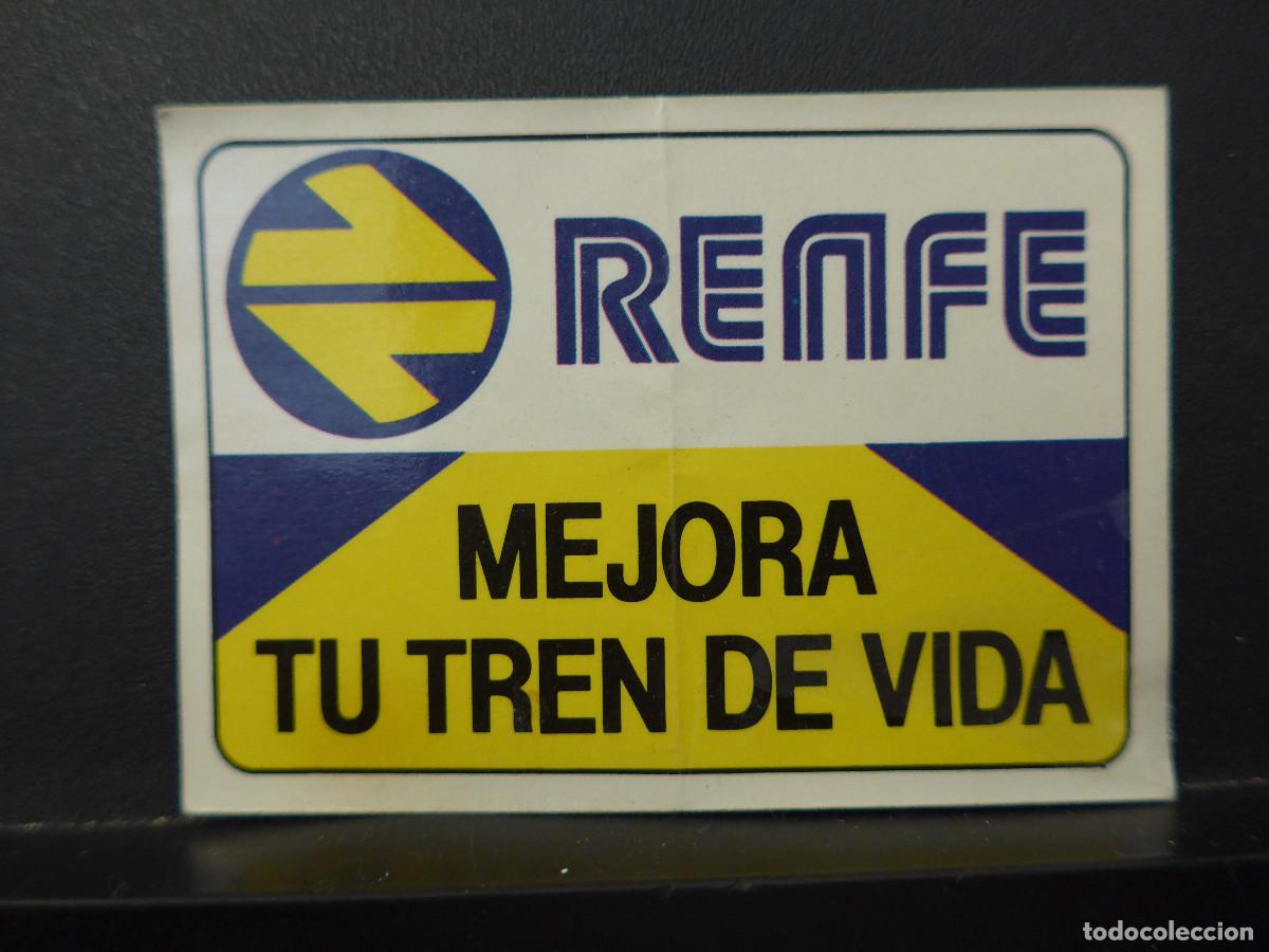 Colecionismo Cromos antigos: CROMO BOLLYCAO BOLLYMARCAS RENFE MEJORA TU TREN DE VIDA