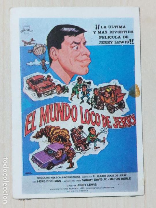 Colecionismo Cromos antigos: CROMO N&ordm; 21 EL MUNDO LOCO DE JERRY - VIDEO GUAY - EDITORIAL DALSA - A&Ntilde;O 1985
