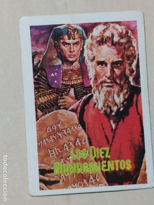 Coleccionismo cromos antiguos: CROMO N&ordm; 29 LOS DIEZ MANDAMIENTOS - VIDEO GUAY - EDITORIAL DALSA - A&Ntilde;O 1985