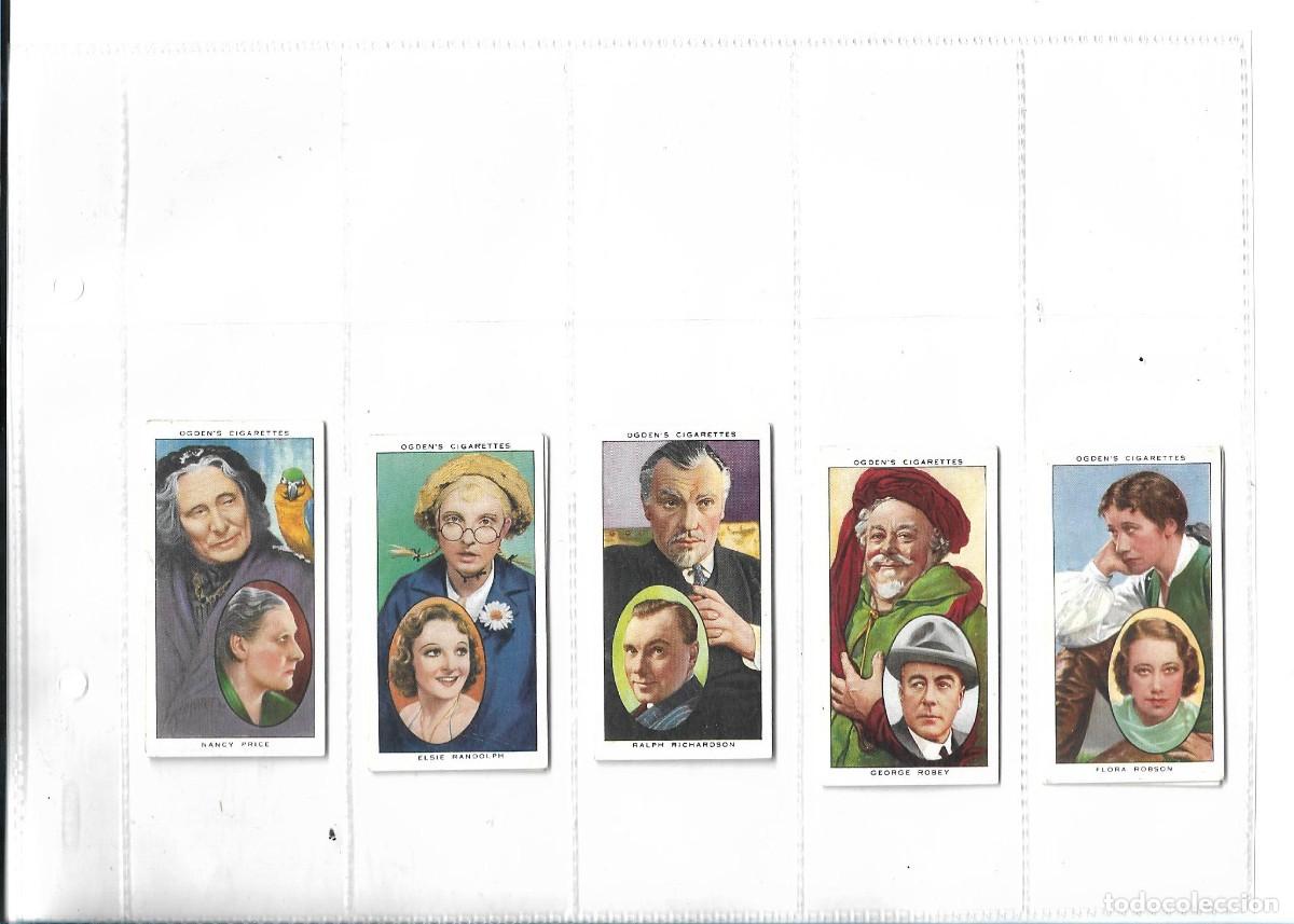 Coleccionismo cromos antiguos: ACTORS NATURAL AND CHARACTER STUDIES - COMPLETA - Foto 5