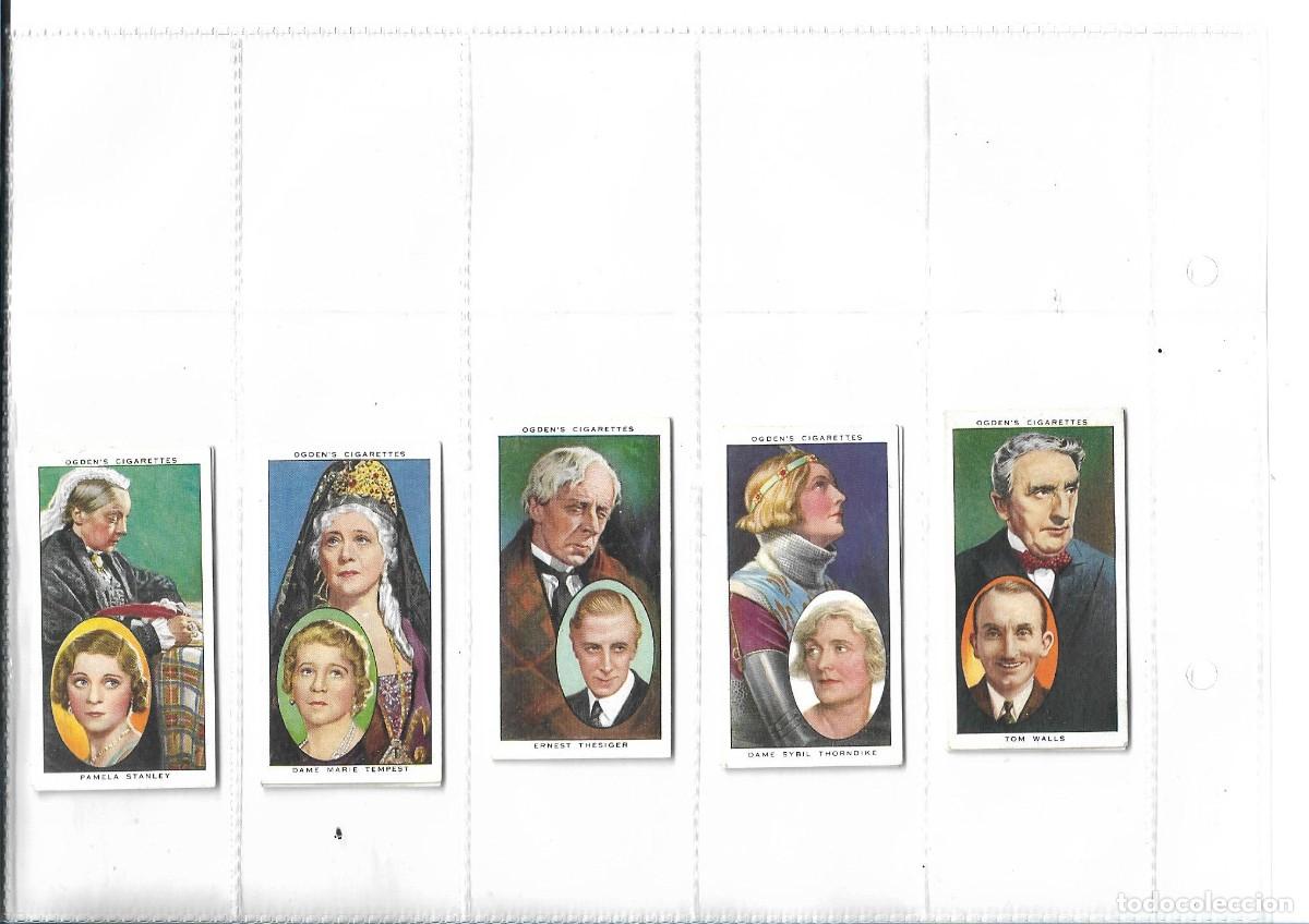 Coleccionismo cromos antiguos: ACTORS NATURAL AND CHARACTER STUDIES - COMPLETA - Foto 6