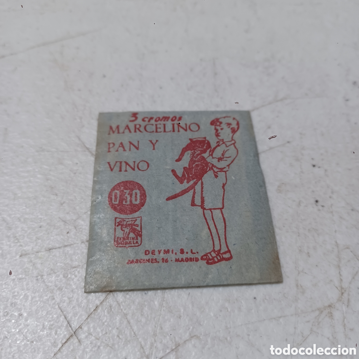 Coleccionismo Cromos antiguos: Dif&iacute;cil sobre cromos Marcelino pan y vino de DEYMI S.L. SIN ABRIR