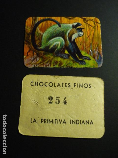 Collezionismo Figurine antiche: GIJON ASTURIAS CHOCOLATES FINOS LA PRIMITIVA INDIANA ANTIGUO CROMO A&Ntilde;OS 30 40