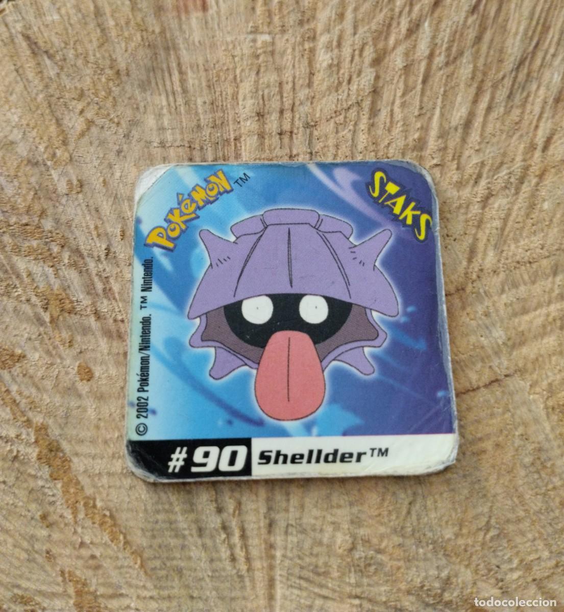 Coleccionismo cromos antiguos: Staks Pok&eacute;mon de #90, Shellder. Im&aacute;n. Pok&eacute;mon Nintendo 2002 - Foto 1