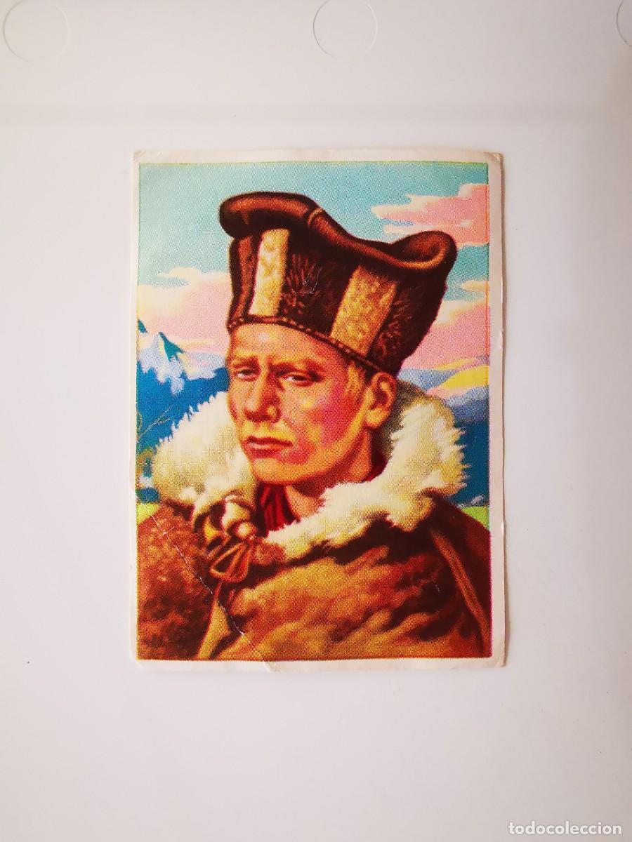 Collezionismo Figurine antiche: CROMO SIN PEGAR ALBUM CHOCOLATES TORRAS 1970 BRUGUERA PUEBLOS Y RAZAS 19 HOMBRE DE LAPONIA