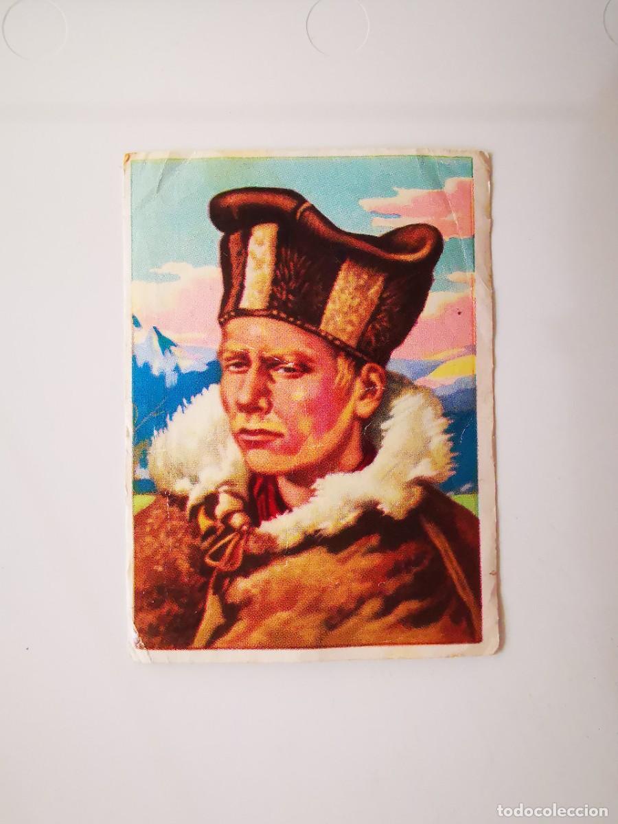 Collezionismo Figurine antiche: CROMO SIN PEGAR ALBUM CHOCOLATES TORRAS 1970 BRUGUERA PUEBLOS Y RAZAS 19 HOMBRE DE LAPONIA