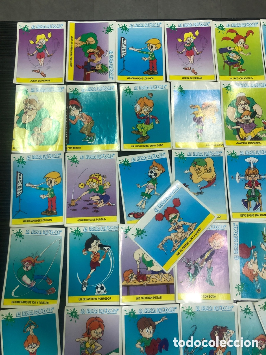 Coleccionismo cromos antiguos: Lote de cromos sin pegar La Panda del Cole, Ediciones Este (L1) - Foto 2