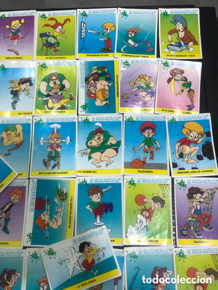 Coleccionismo cromos antiguos: Lote de cromos sin pegar La Panda del Cole, Ediciones Este (L1) - Foto 3