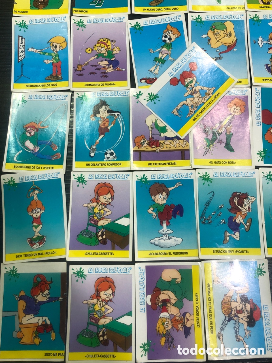 Coleccionismo cromos antiguos: Lote de cromos sin pegar La Panda del Cole, Ediciones Este (L1) - Foto 4
