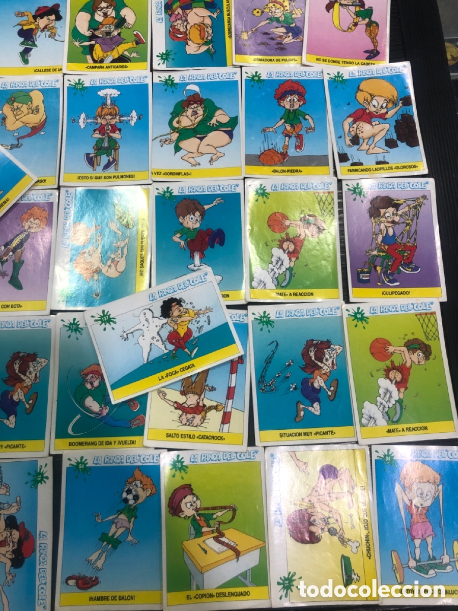 Coleccionismo cromos antiguos: Lote de cromos sin pegar La Panda del Cole, Ediciones Este (L1) - Foto 5
