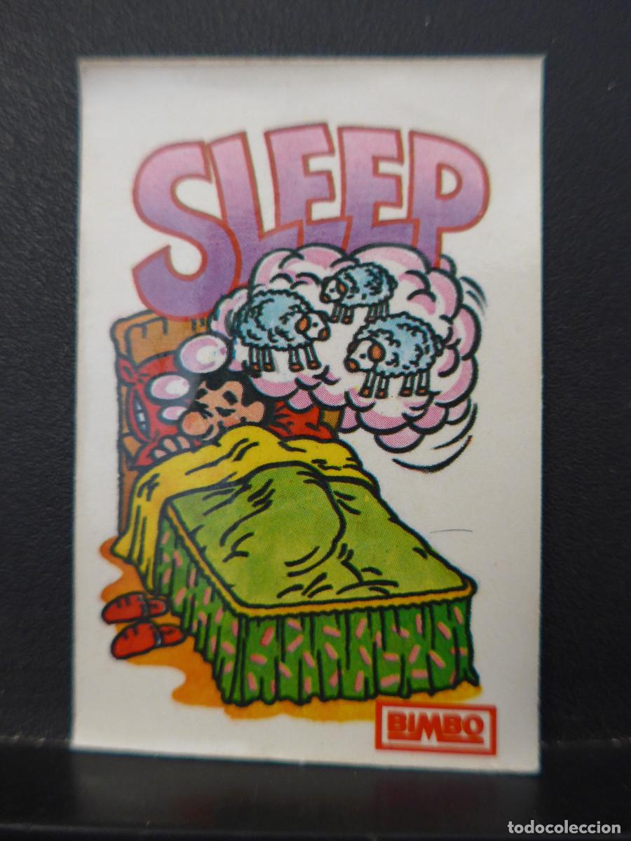 Coleccionismo cromos antiguos: CROMO APRENDE INGLES CON BIMBO SLEEP - Foto 1