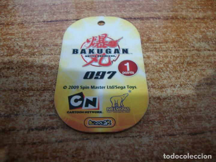 Coleccionismo cromos antiguos: CROMO CARTON TAGS BAKUGAN N&ordm; 097 - Foto 2