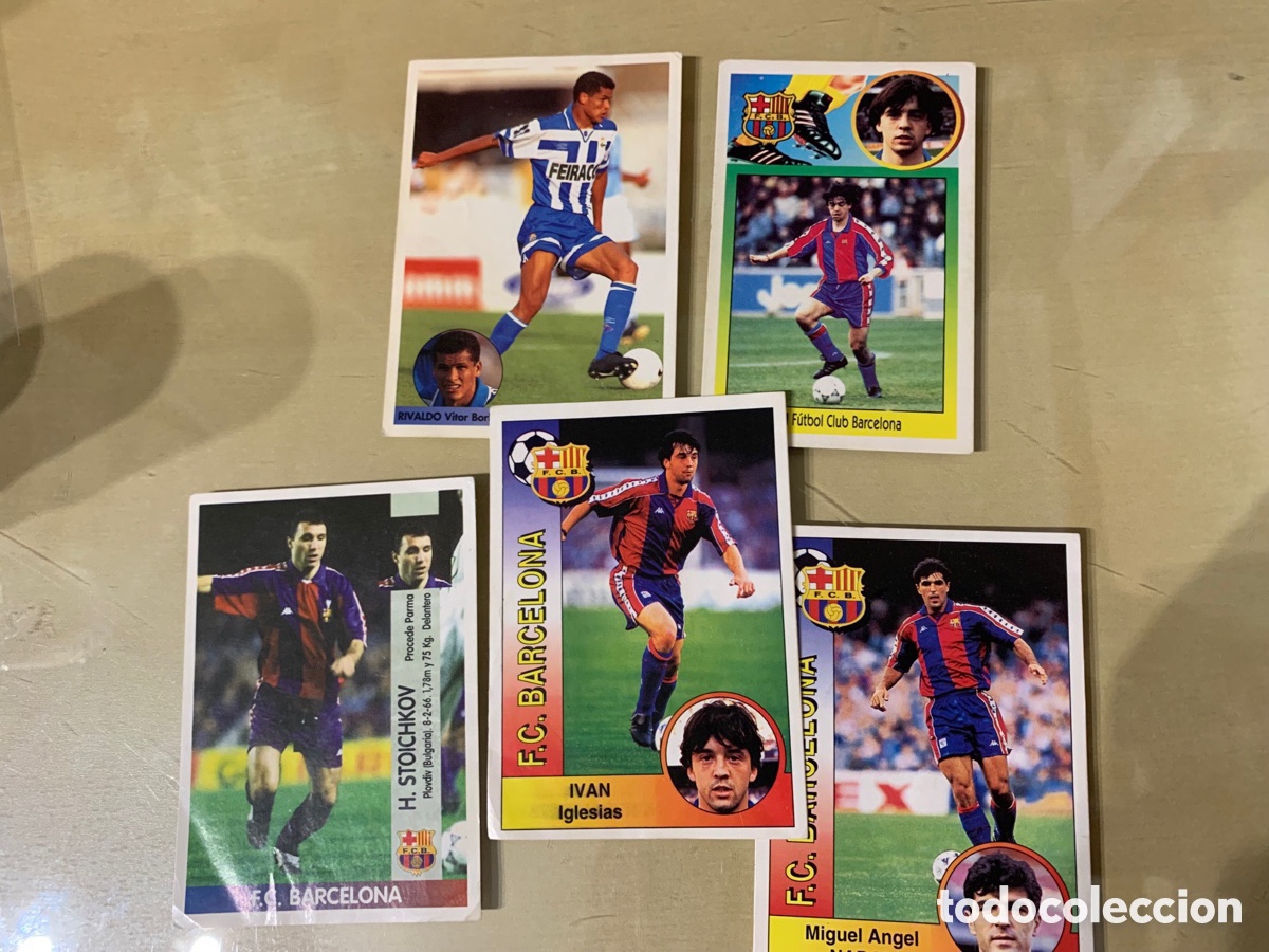 Coleccionismo cromos antiguos: Cromos Rivaldo, Stoichkov - Foto 7