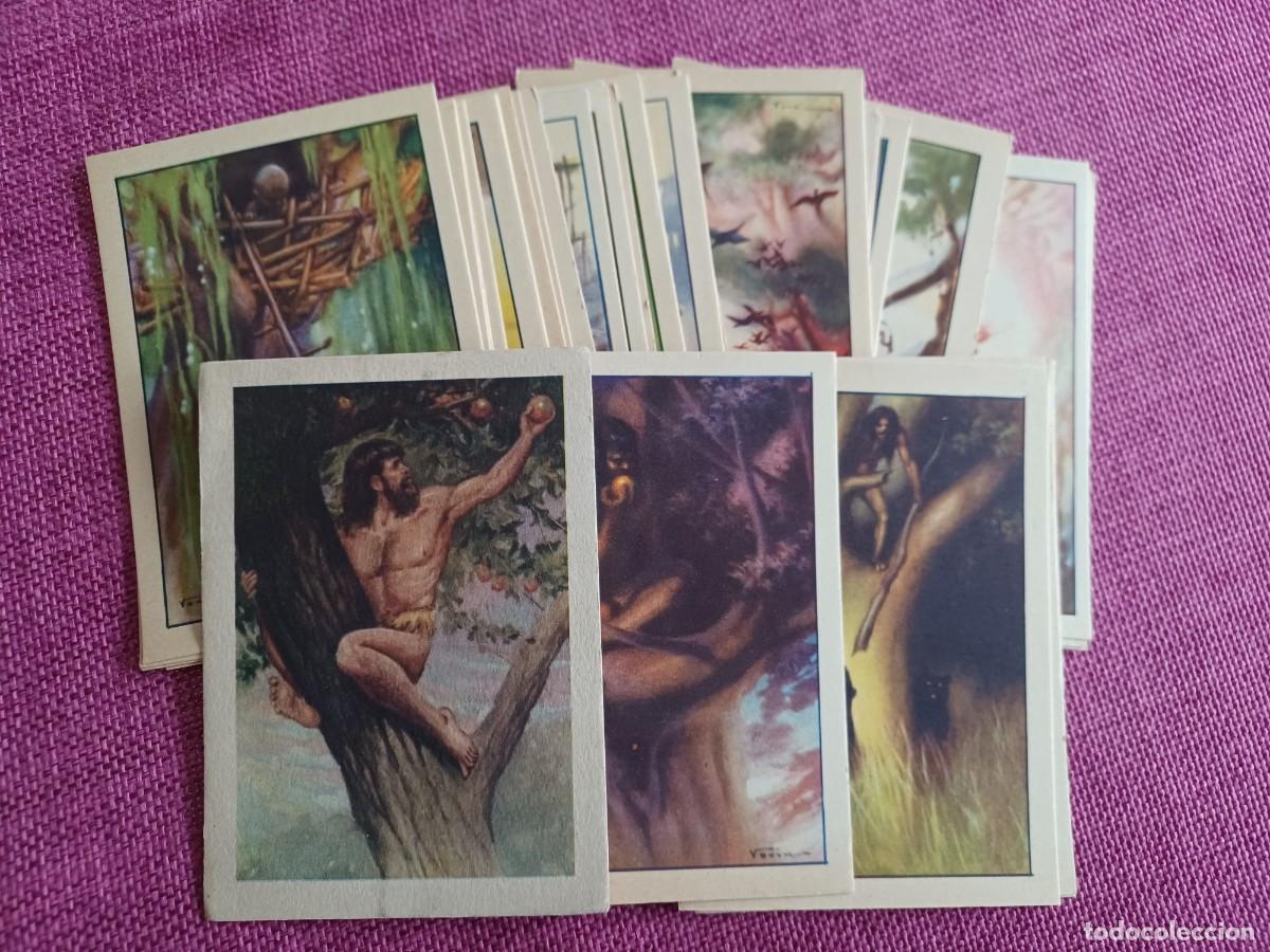 Coleccionismo cromos antiguos: HISTORIA DEL PROGRESO HUMANO. SERIE I. CON N&Uacute;M. 1 VARIANTE! COMPLETA! - Foto 3