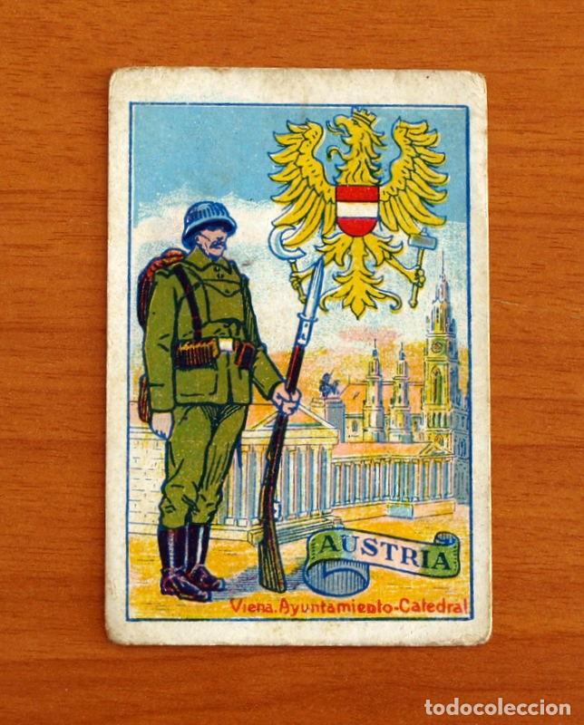 Coleccionismo cromos antiguos: Escudos, Uniformes y Edificios Nacionales - N&ordm; 3 Austria - Chocolates Torras - Foto 1
