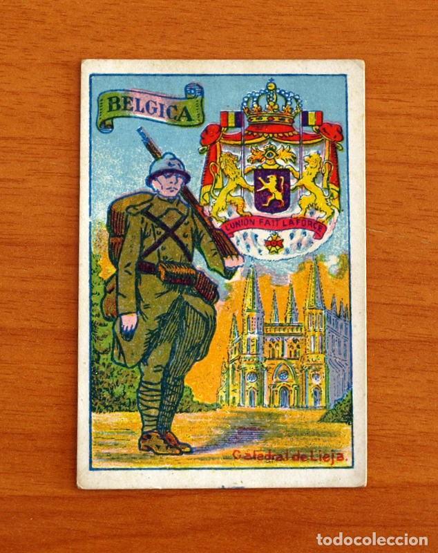 Coleccionismo cromos antiguos: Escudos, Uniformes y Edificios Nacionales - N&ordm; 6 Belgica - Chocolates Torras - Foto 1