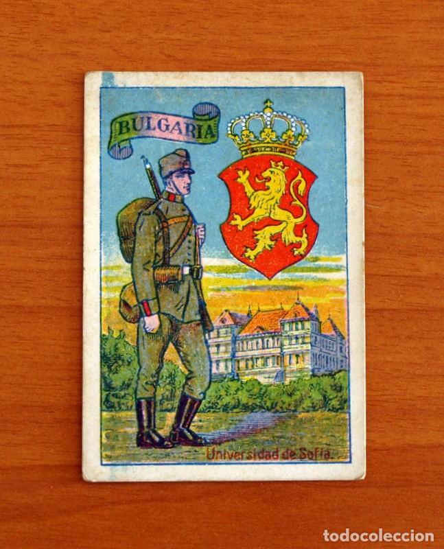 Coleccionismo cromos antiguos: Escudos, Uniformes y Edificios Nacionales - N&ordm; 8 Bulgaria - Chocolates Torras - Foto 1